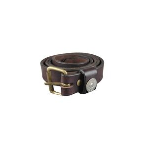Kevin's Catalog Mens Brown Leather Shotgun Shell Belt 12 GA Brass Concho Size 42